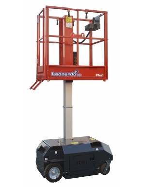 Nacelle à mât vertical éléctrique Leonardo HD - Hauteur de travail 4,90m 
